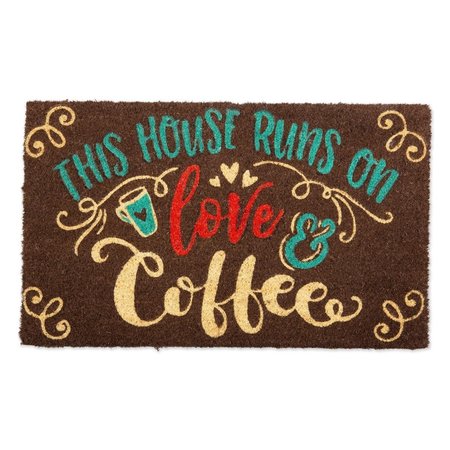 DESIGN IMPORTS 18 x 30 in. Love & Coffee Doormat CAMZ11129